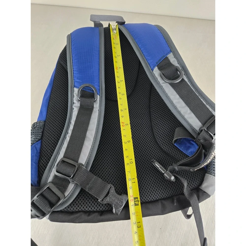 Onepolar Performance Blue Grey Ripstop Nylon Bungee Hiking‎ Daypack Backpack